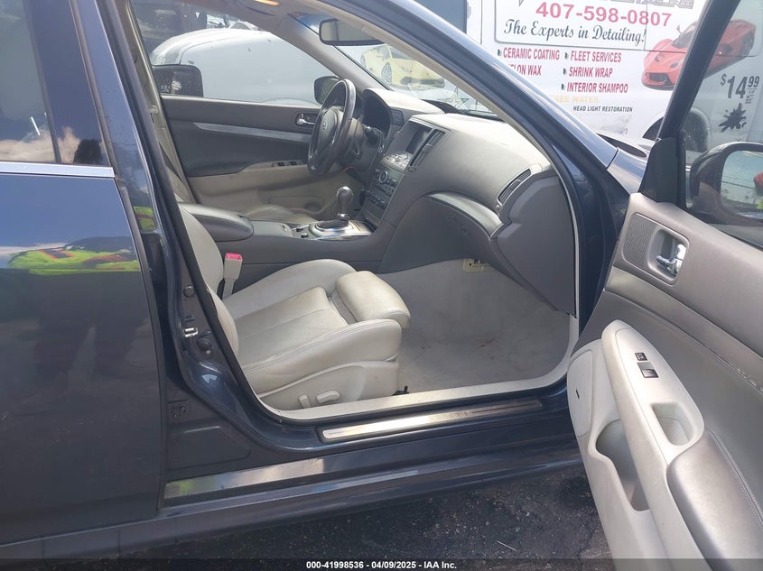 2012 INFINITI G37 VIN: JN1CV6APXCM626314