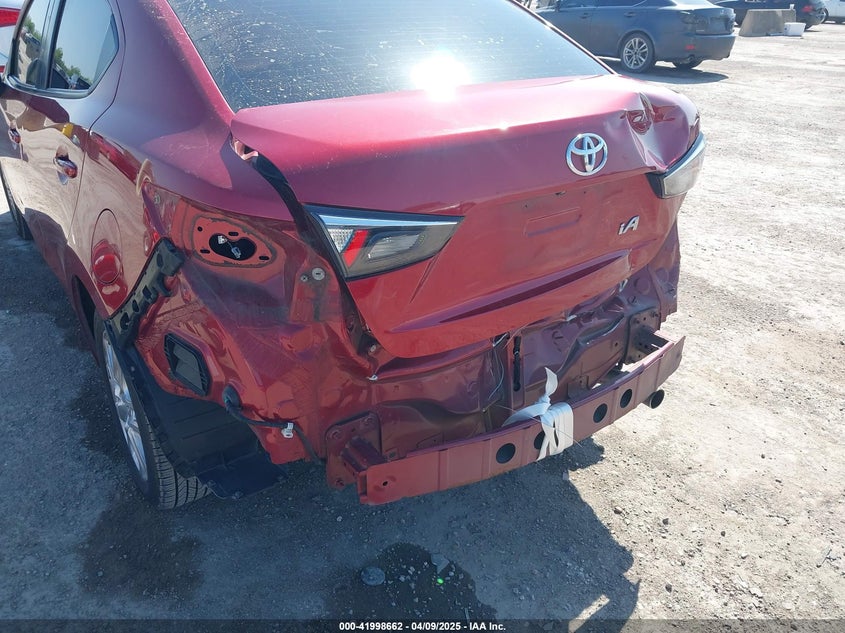 2017 TOYOTA YARIS IA VIN: 3MYDLBYV9HY163026