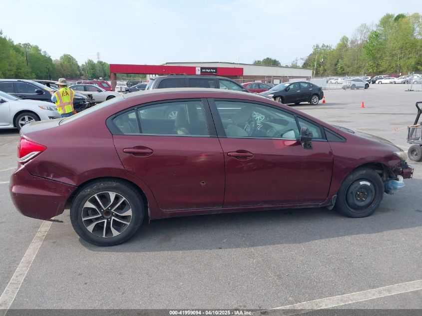 2013 Honda Civic Ex VIN: 19XFB2F83DD012038 Lot: 41999094