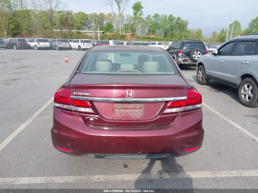 2013 Honda Civic Ex VIN: 19XFB2F83DD012038 Lot: 41999094