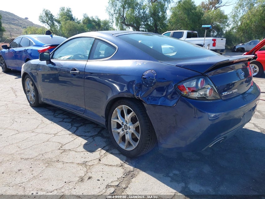 2007 HYUNDAI TIBURON VIN: KMHHN66F47U250875
