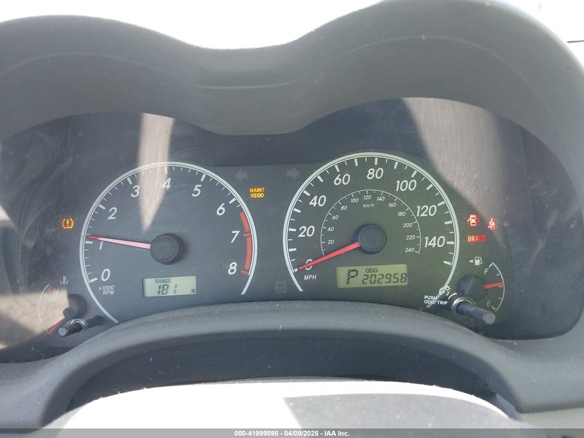 2009 TOYOTA COROLLA VIN: 1NXBU40E99Z122454