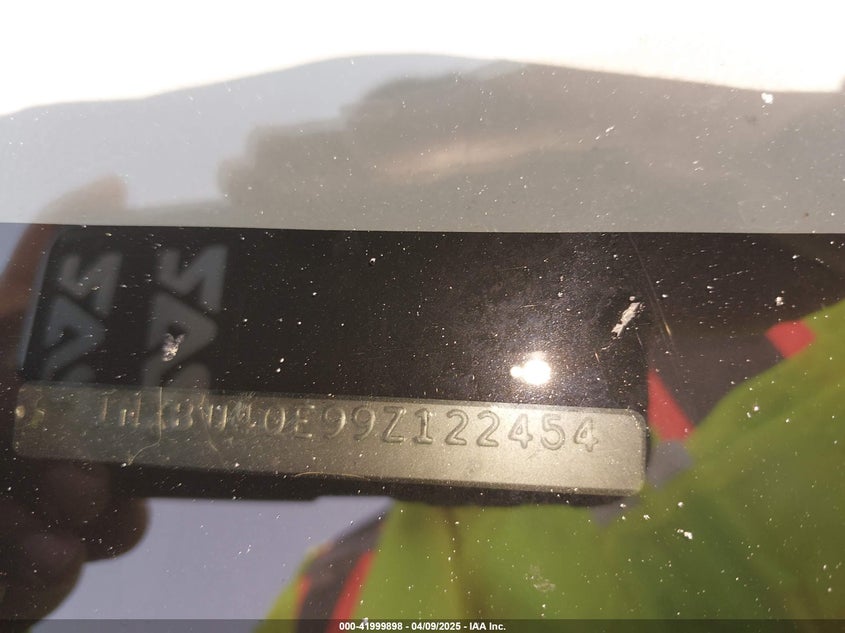 2009 TOYOTA COROLLA VIN: 1NXBU40E99Z122454