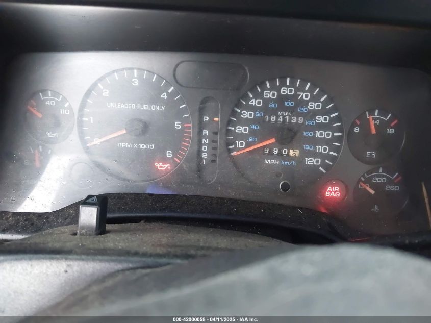 1997 Dodge Ram 1500 Lt VIN: X1B7HF16Y9VJ53535 Lot: 42000058