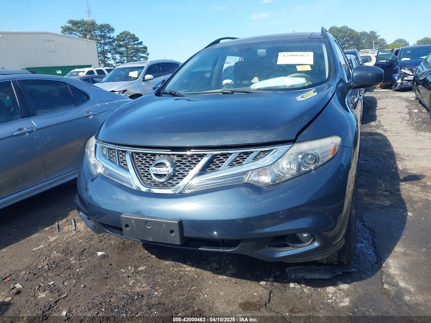 2012 NISSAN MURANO VIN: JN8AZ1MW2CW221135