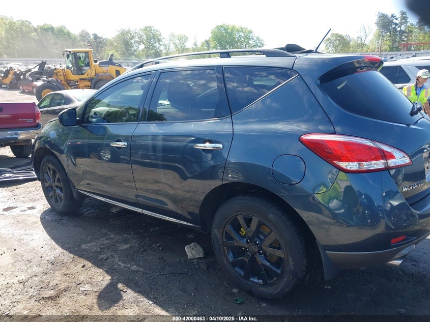 2012 NISSAN MURANO VIN: JN8AZ1MW2CW221135