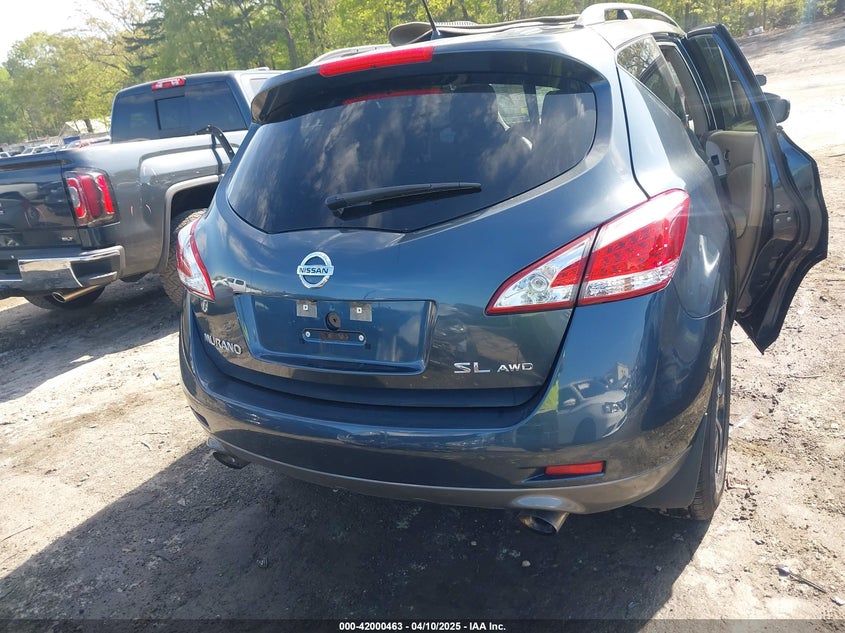 2012 NISSAN MURANO VIN: JN8AZ1MW2CW221135