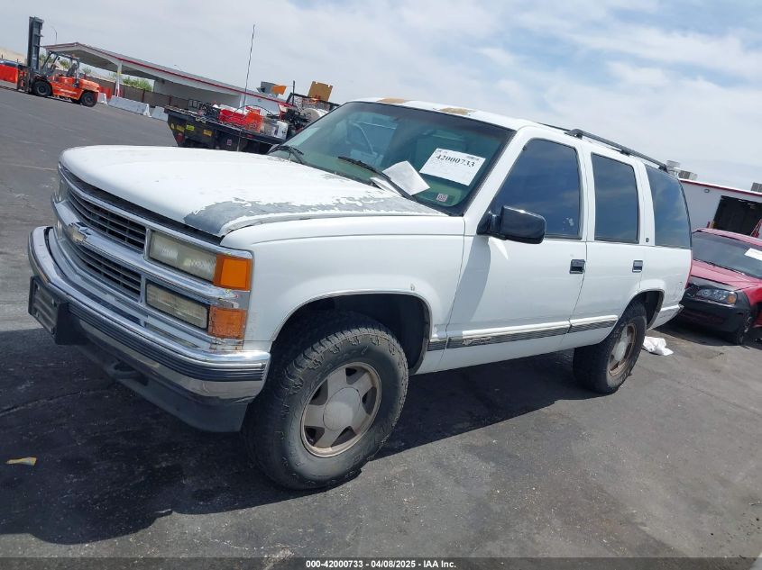 1997 Chevrolet Tahoe Ls VIN: 1GNEK13R6VJ443195 Lot: 42000733