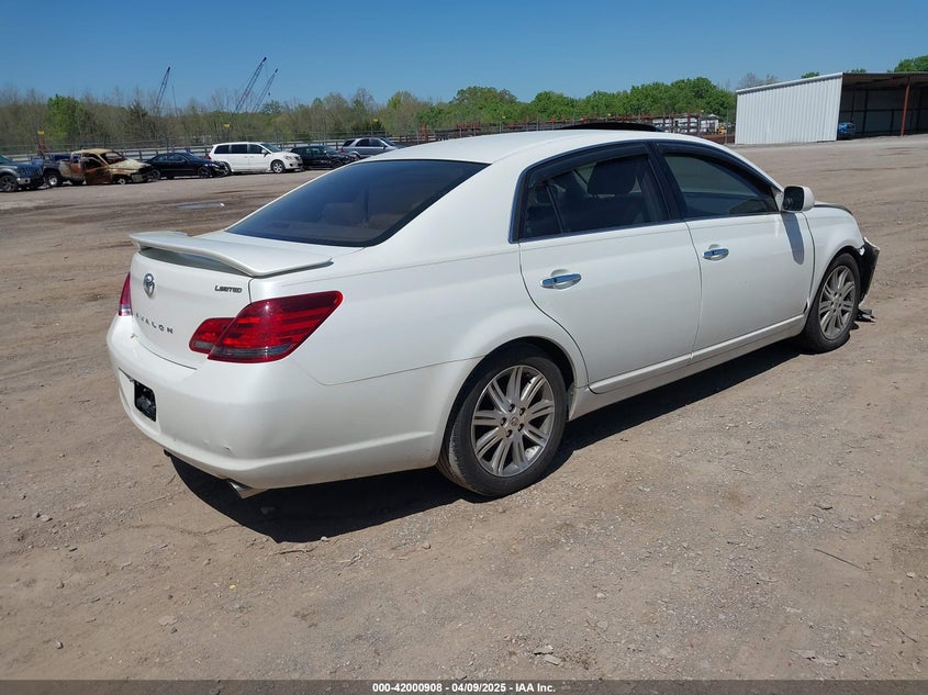 2008 TOYOTA AVALON VIN: 4T1BK36B78U288421