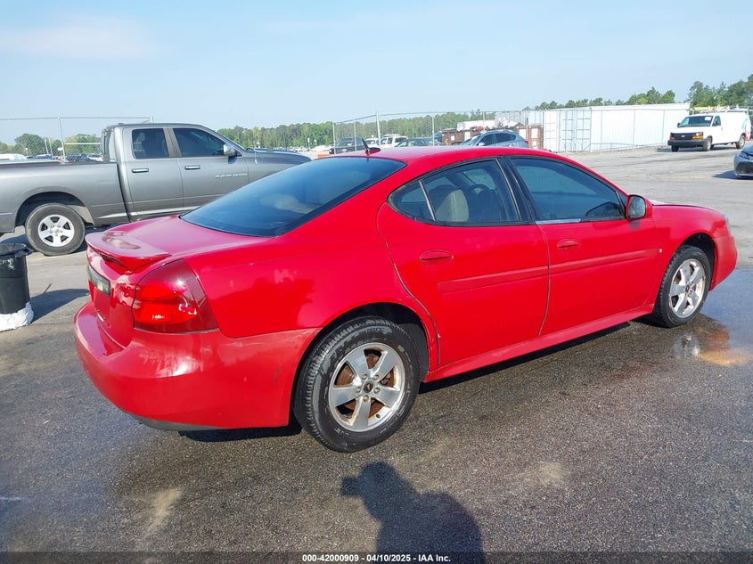 2006 PONTIAC GRAND PRIX VIN: 2G2WP552561248999