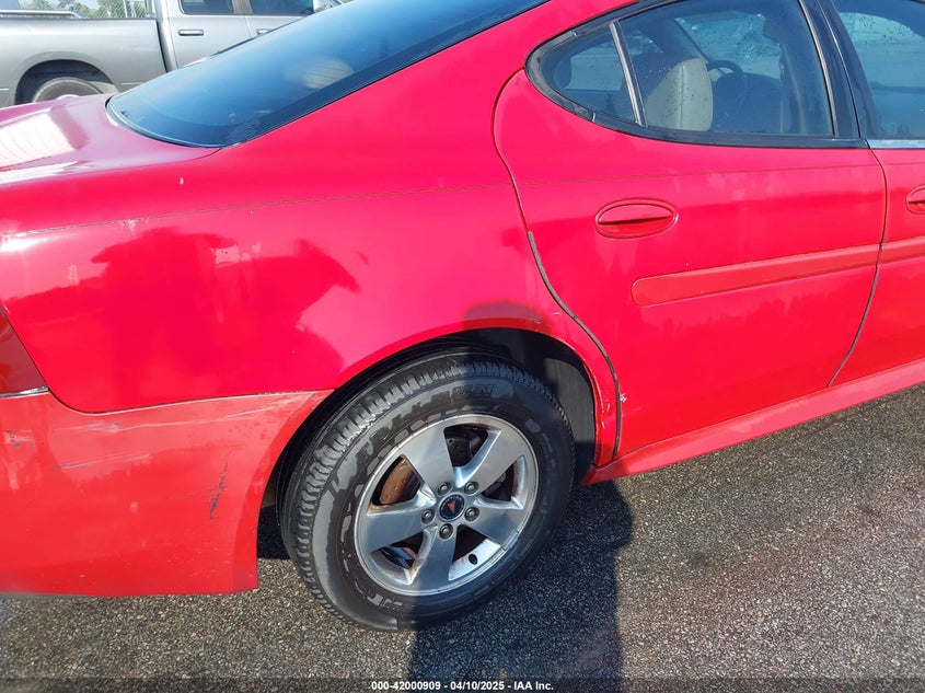 2006 PONTIAC GRAND PRIX VIN: 2G2WP552561248999