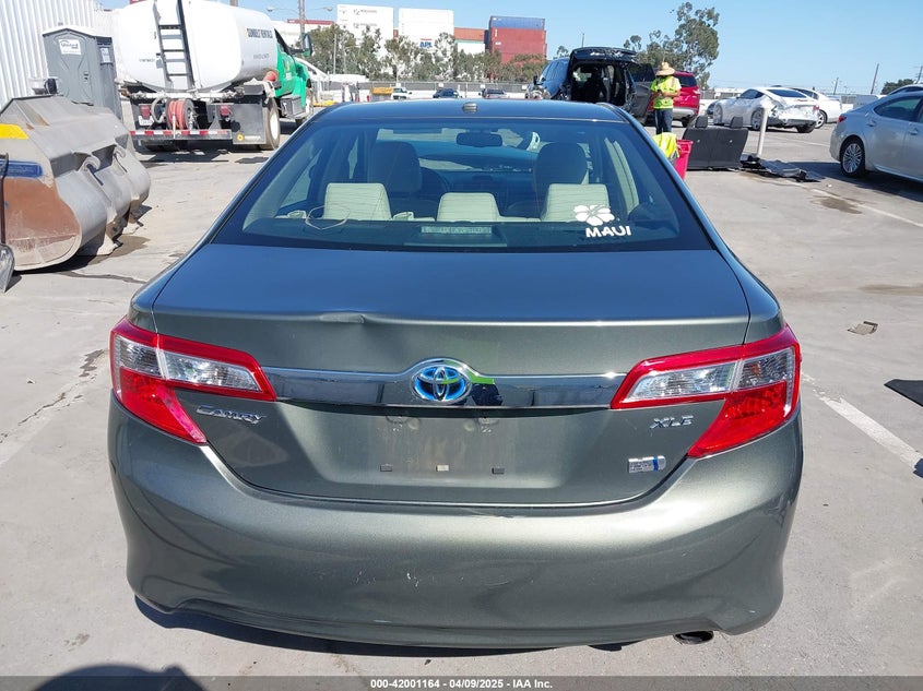 2013 TOYOTA CAMRY HYBRID XLE - 4T1BD1FK7DU091659