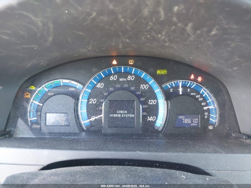 2013 TOYOTA CAMRY HYBRID XLE - 4T1BD1FK7DU091659