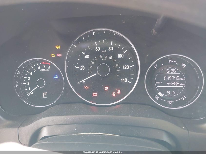 2020 Honda Hr-V 2Wd Lx VIN: 3CZRU5H35LM708117 Lot: 42001359