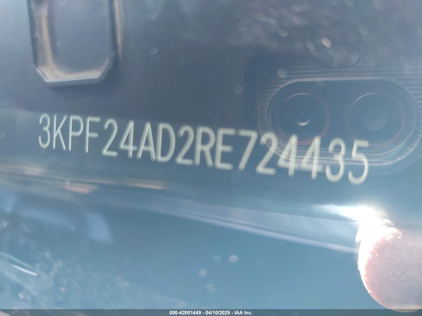 2024 KIA FORTE VIN: 3KPF24AD2RE724435