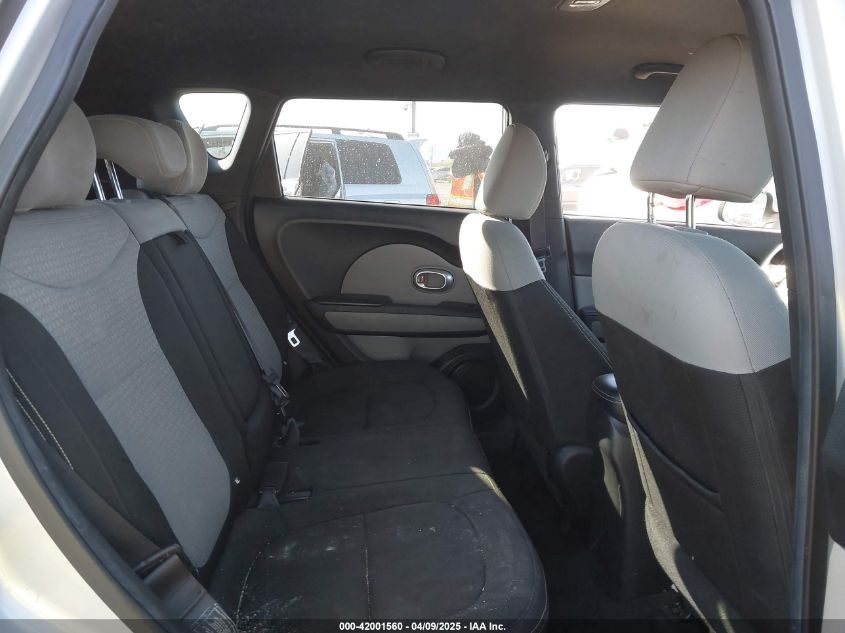 2015 Kia Soul + VIN: KNDJP3A57F7784205 Lot: 42001560