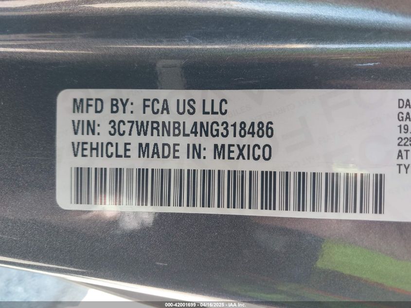 2022 Ram 5500 Chassis - 3C7WRNBL4NG318486