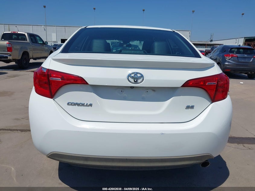 2018 TOYOTA COROLLA VIN: 2T1BURHE5JC016011