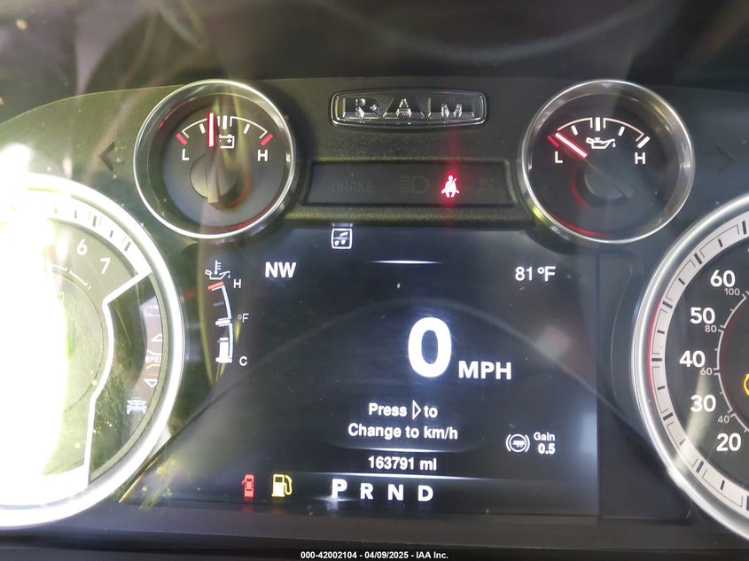 2013 RAM 1500 VIN: 1C6RR7GTXDS661087