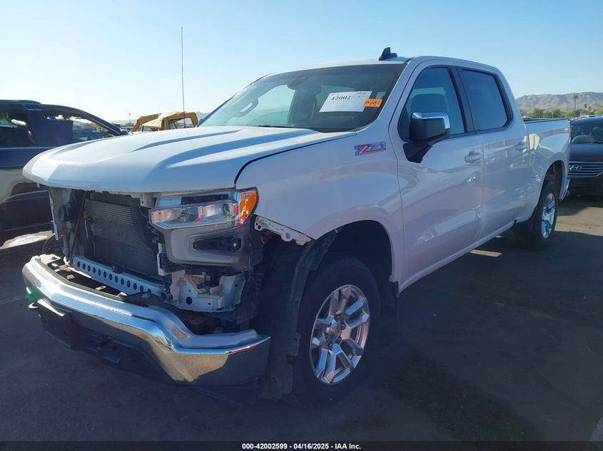 2022 CHEVROLET SILVERADO 1500 VIN: 1GCUDDEDXNZ537566