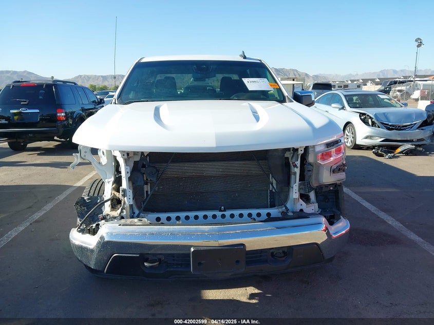 2022 CHEVROLET SILVERADO 1500 VIN: 1GCUDDEDXNZ537566