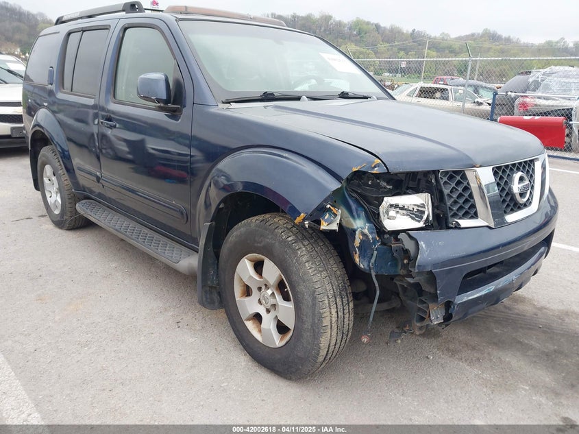 2007 NISSAN PATHFINDER VIN: 5N1AR18W37C606583