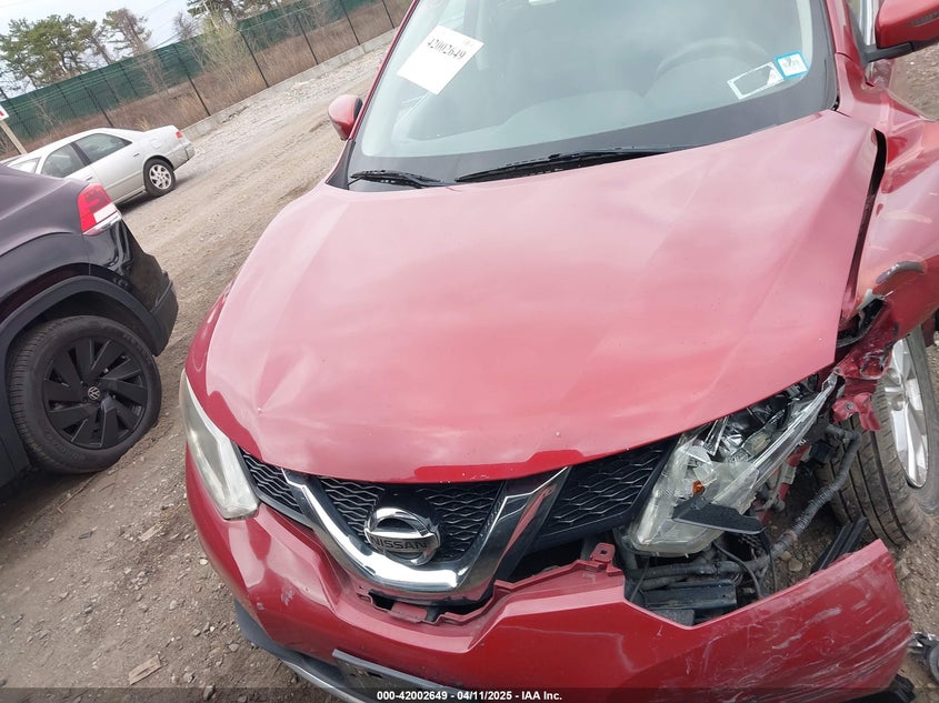 2016 NISSAN ROGUE SV - KNMAT2MV3GP634496