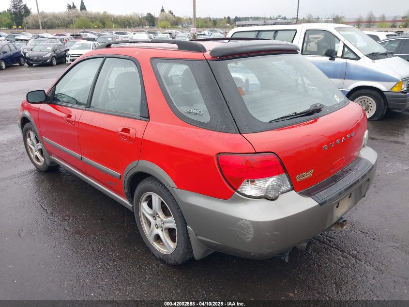 2004 Subaru Impreza Outback Sport VIN: JF1GG68574H811675 Lot: 42002888