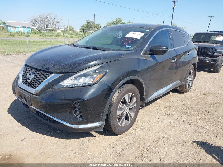 2019 NISSAN MURANO VIN: 5N1AZ2MJ3KN156673