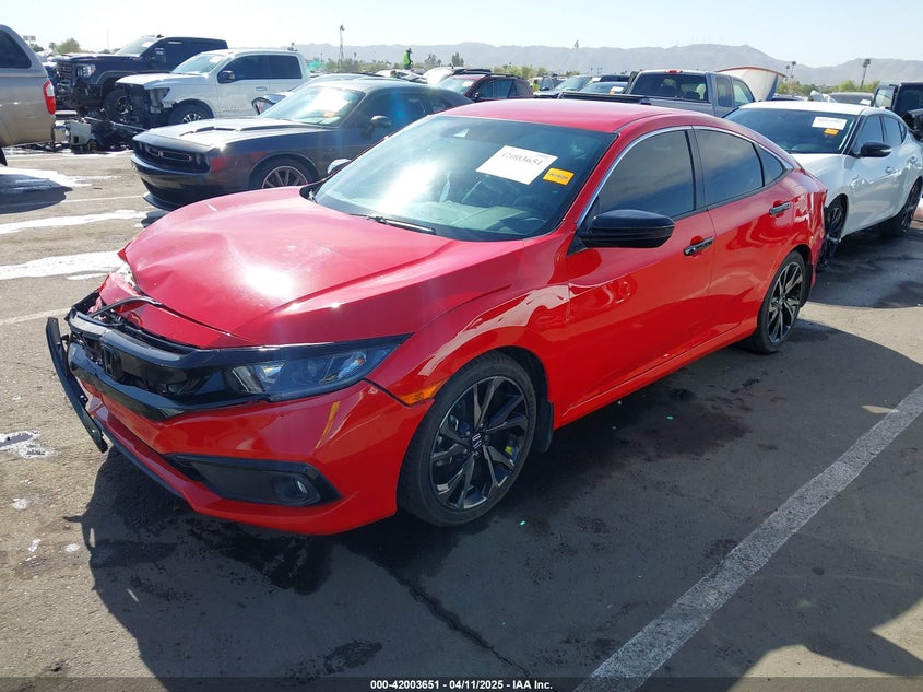 2020 HONDA CIVIC VIN: 2HGFC2F89LH506471