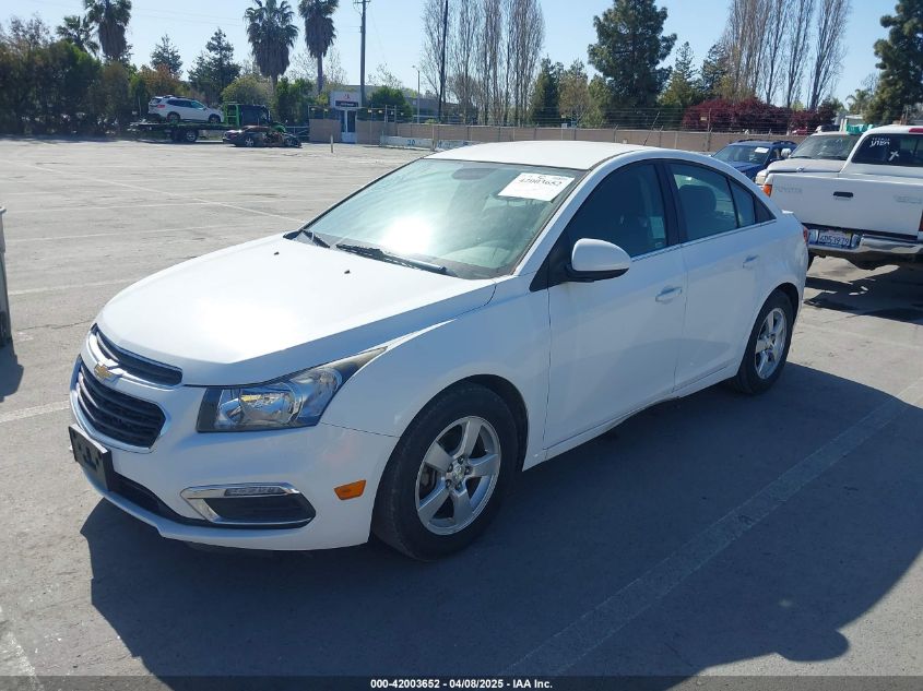 2016 Chevrolet Cruze Limited 1Lt Auto VIN: 1G1PE5SB6G7176704 Lot: 42003652