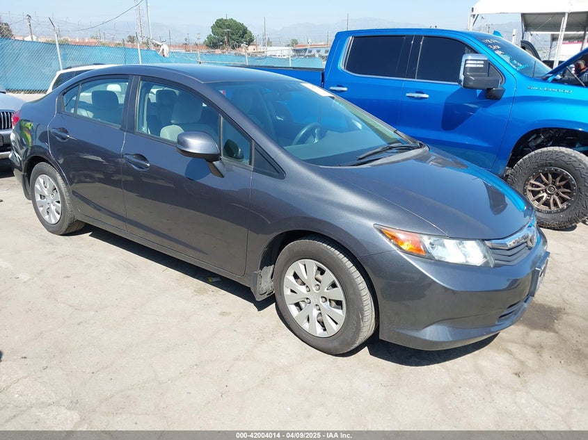 2012 HONDA CIVIC VIN: 2HGFB2F54CH335413