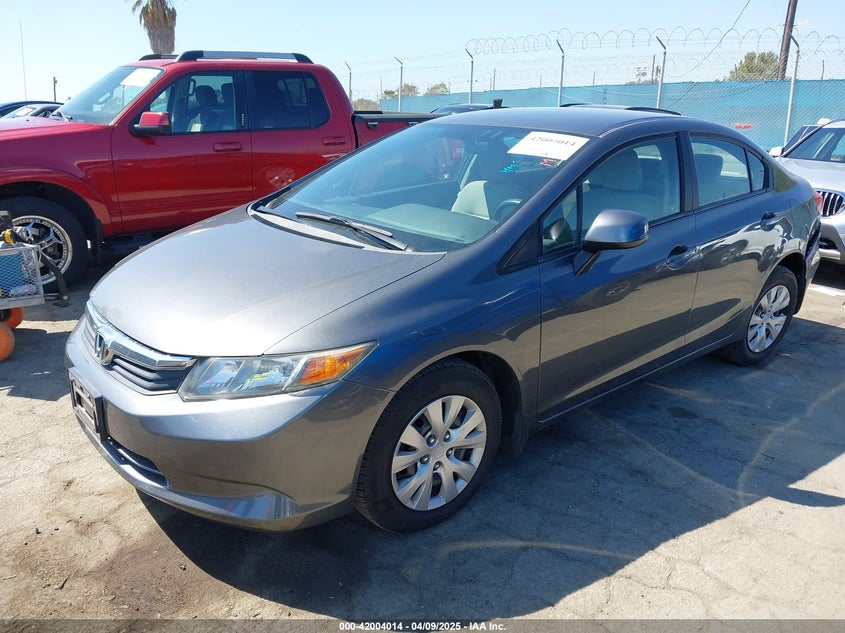 2012 HONDA CIVIC VIN: 2HGFB2F54CH335413