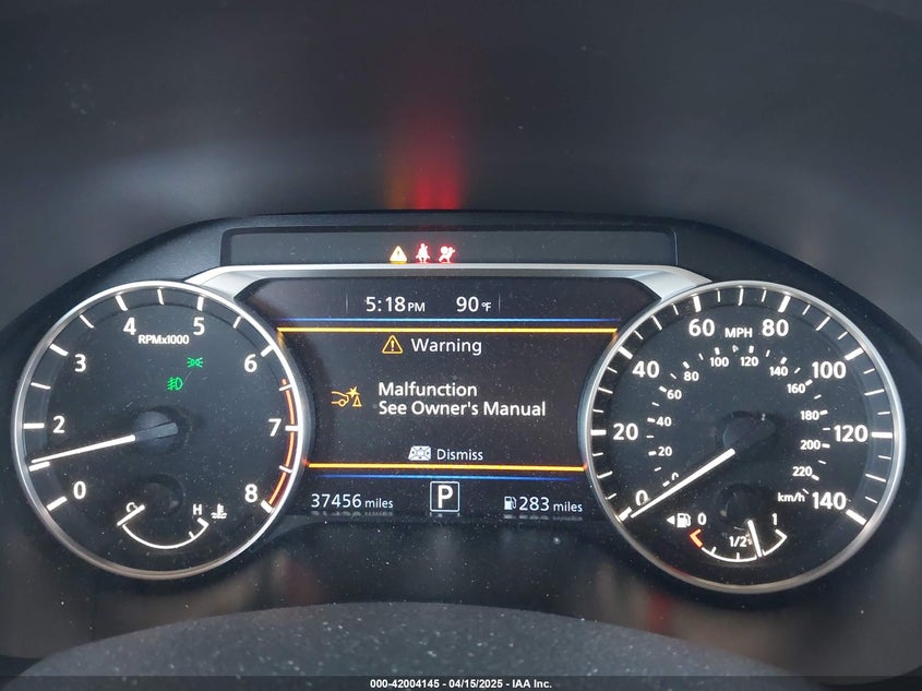 2019 NISSAN ALTIMA VIN: 1N4BL4DV6KC183408