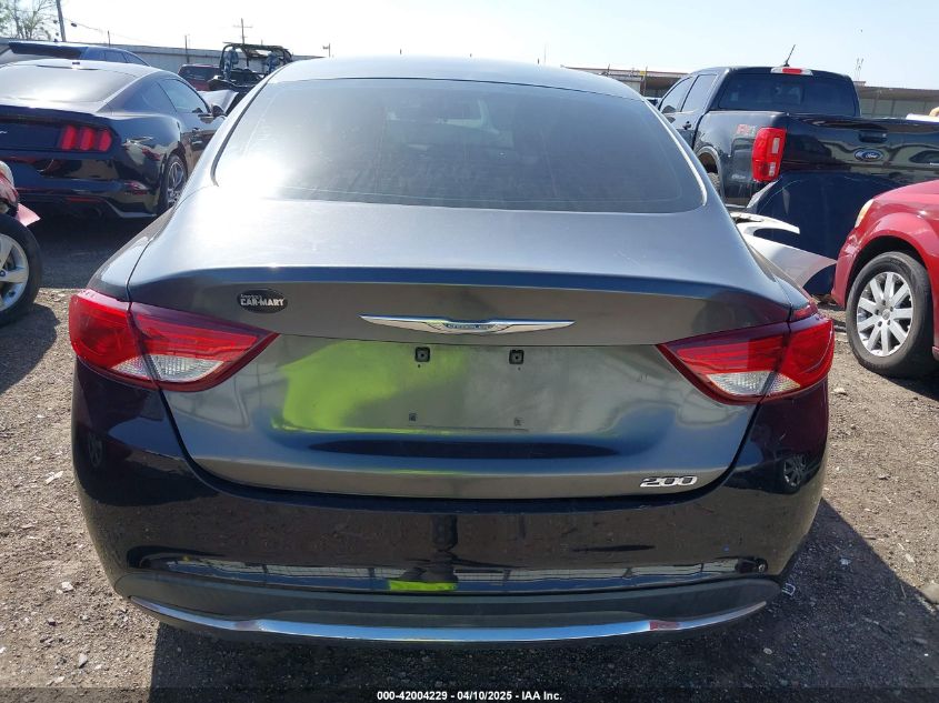 2015 Chrysler 200 Limited VIN: 1C3CCCAB1FN653622 Lot: 43361654