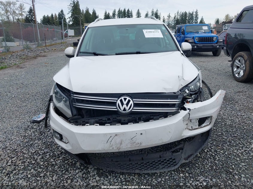 2013 VOLKSWAGEN TIGUAN SE - WVGBV3AX9DW623039