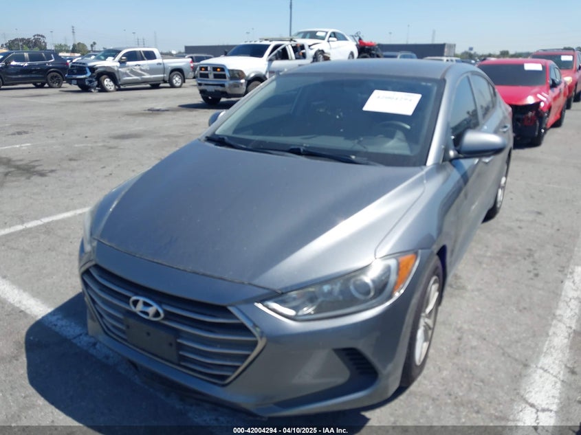 2018 HYUNDAI ELANTRA VIN: KMHD74LFXJU453469