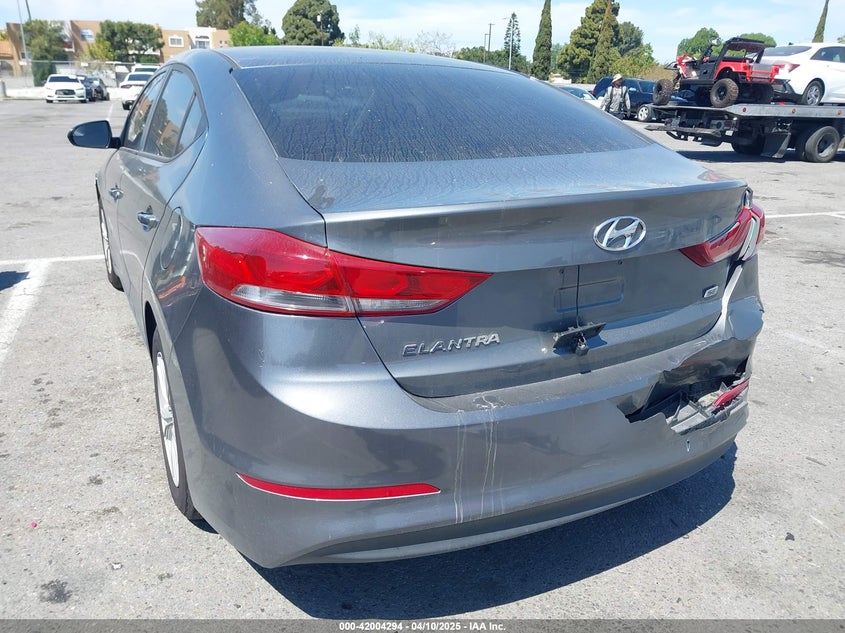 2018 HYUNDAI ELANTRA VIN: KMHD74LFXJU453469