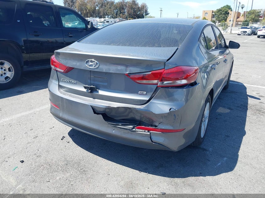 2018 HYUNDAI ELANTRA VIN: KMHD74LFXJU453469