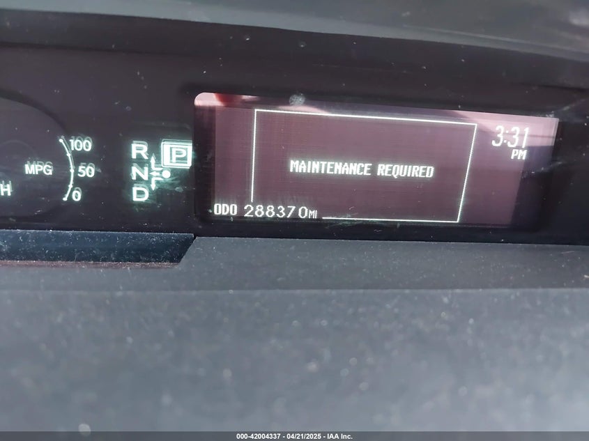 2014 TOYOTA PRIUS FOUR - JTDKN3DU7E0386397