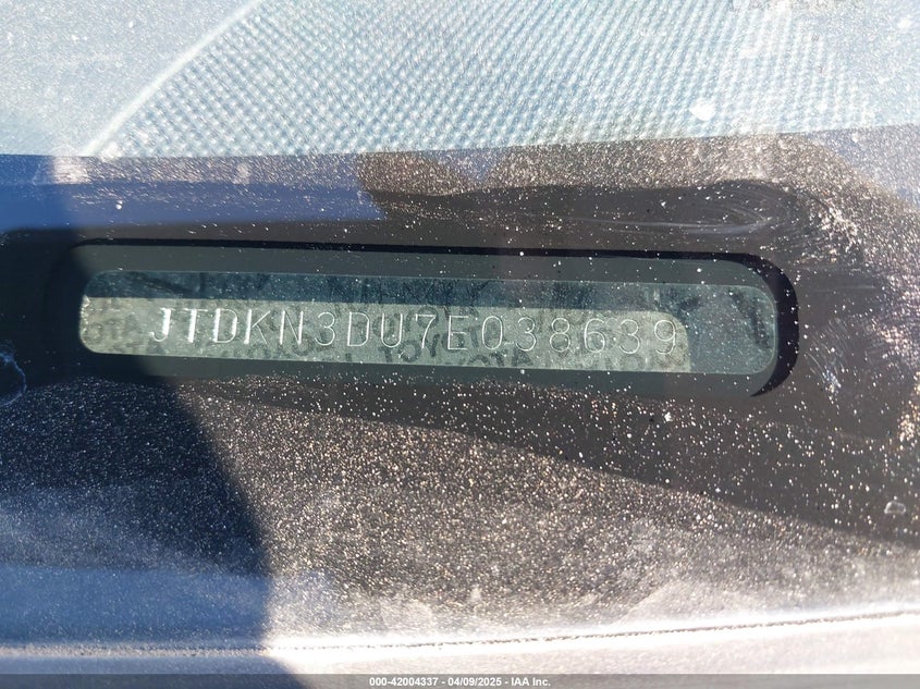 2014 TOYOTA PRIUS FOUR - JTDKN3DU7E0386397