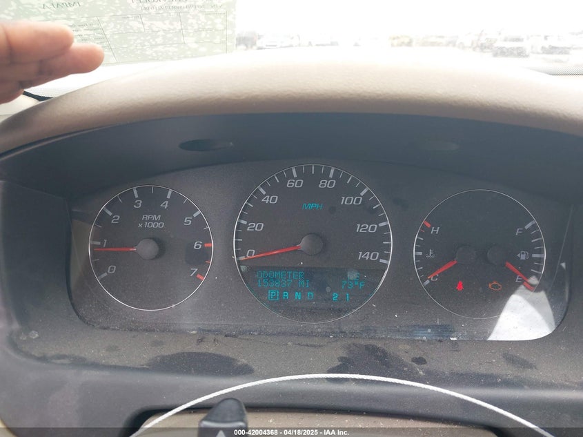 2007 CHEVROLET IMPALA VIN: 2G1WU58R179210484