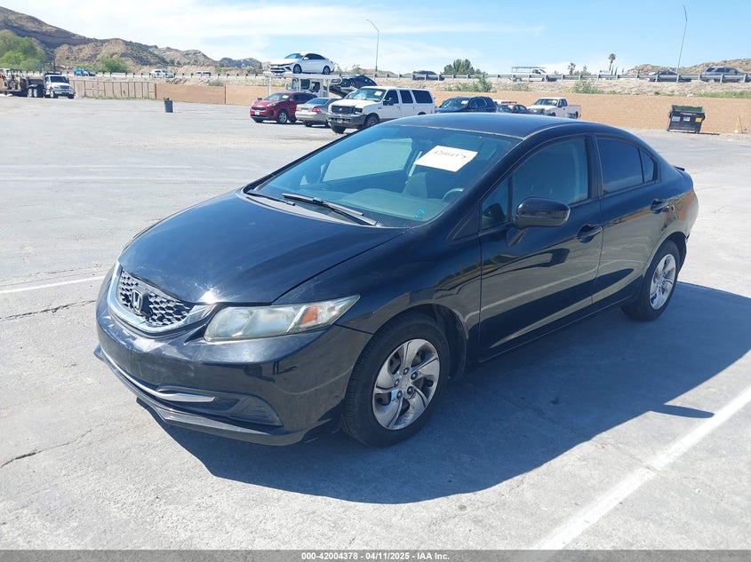 2014 HONDA CIVIC VIN: 19XFB2F54EE265327