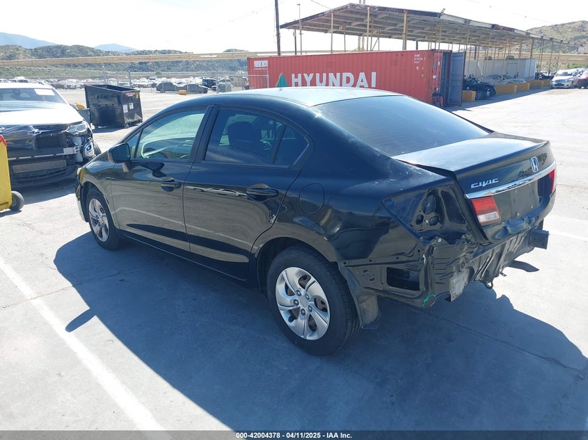 2014 HONDA CIVIC VIN: 19XFB2F54EE265327