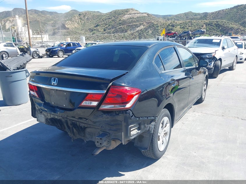 2014 HONDA CIVIC VIN: 19XFB2F54EE265327