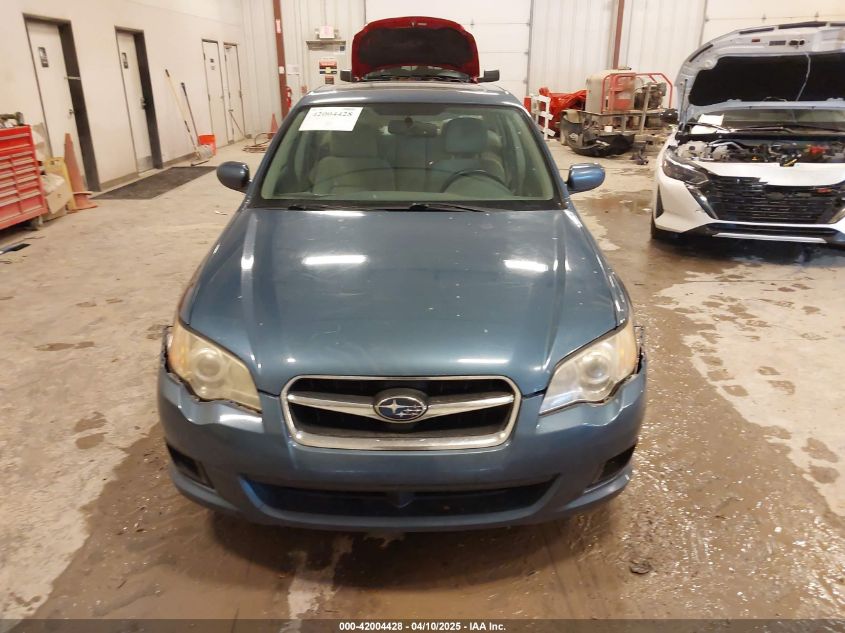 2009 Subaru Legacy VIN: 4S3BL616397721827 Lot: 42004428