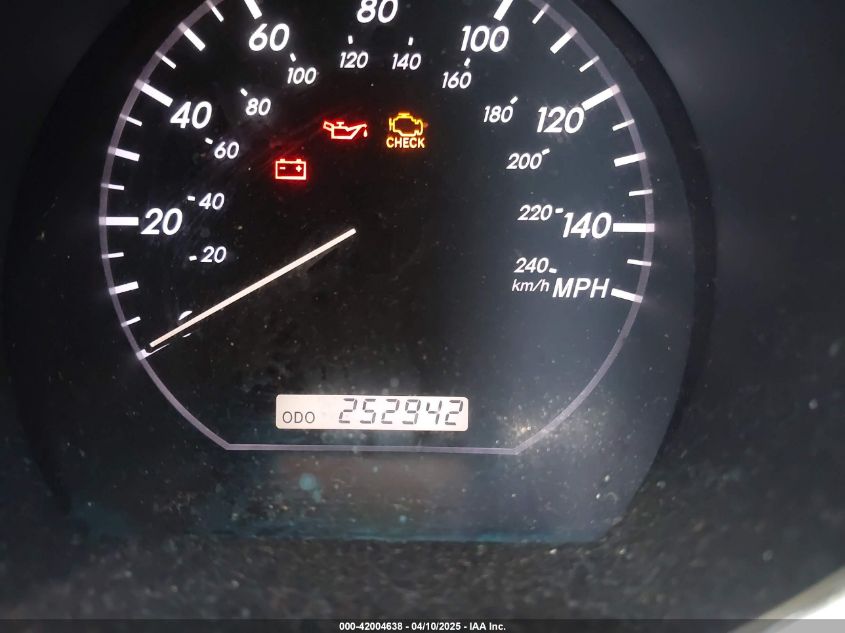 2004 Lexus Rx 330 VIN: JTJGA31U840034009 Lot: 42004638