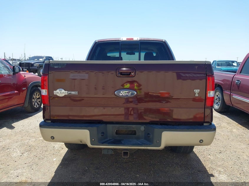 2008 FORD F-150 VIN: 1FTPW14V58KC96206
