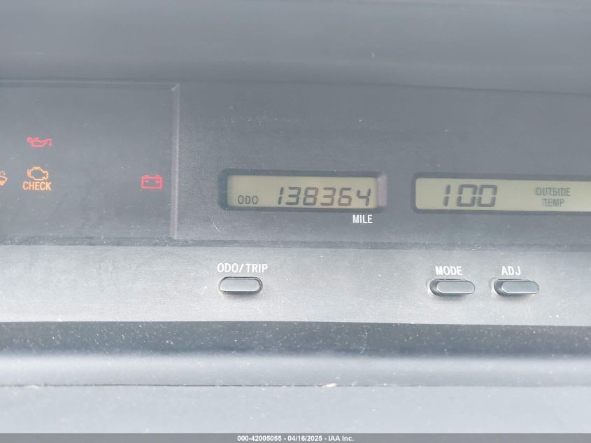 2000 Toyota Avalon Xl VIN: 4T1BF28B5YU027140 Lot: 42005055