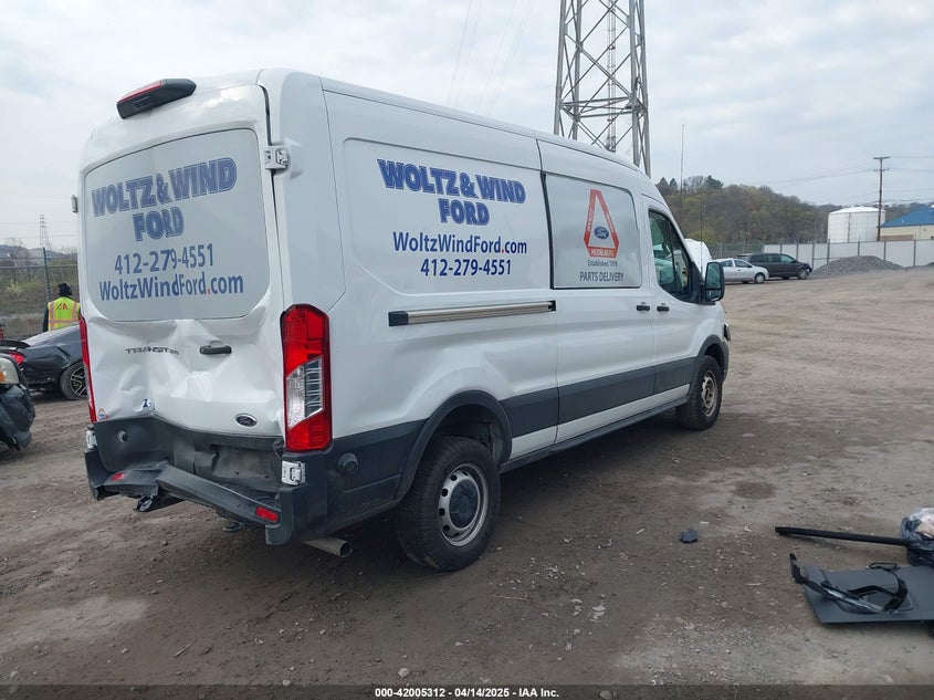 2023 FORD TRANSIT VIN: 1FTBR1C80PKA42107
